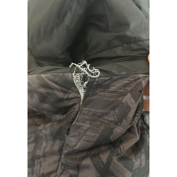 The North Face HyVent Arctic Parka Womens Size M Gray Goose Down Jacket Faux Fur - Picture 3 of 9